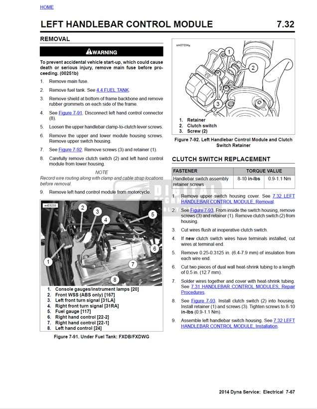 2014 Harley Davidson FXDC Dyna Super Glide Custom Service Manual