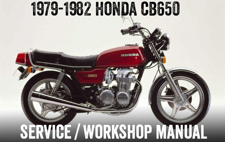 1979-1982 Honda CB650 Four Manual