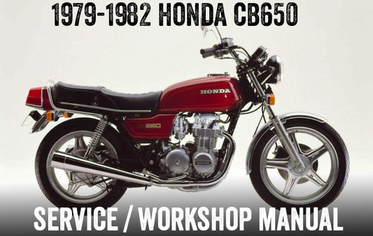 1979-1982 Honda CB650 cuatro manuales