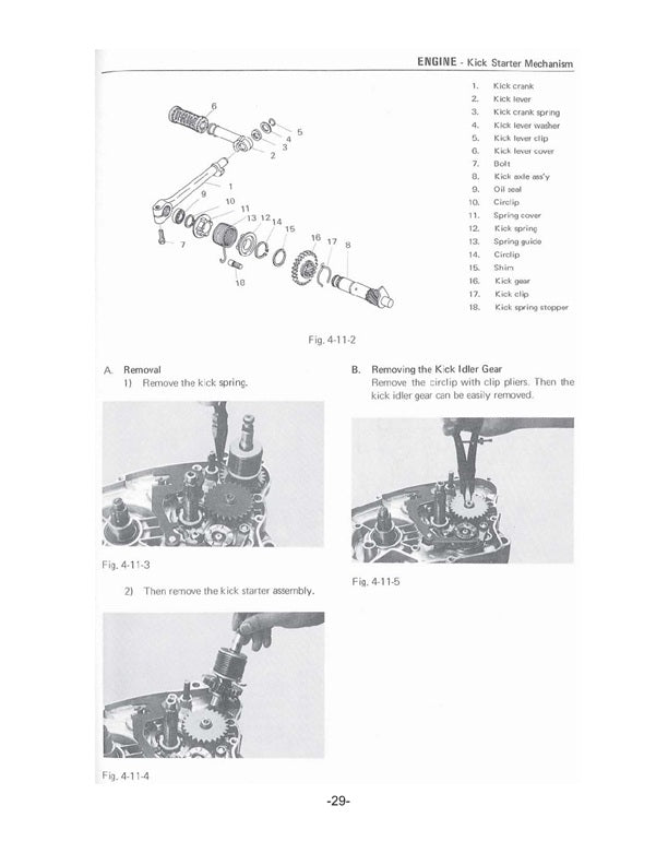1969-1970 Yamaha AT1BM AT-1BM Enduro Manual de servicio