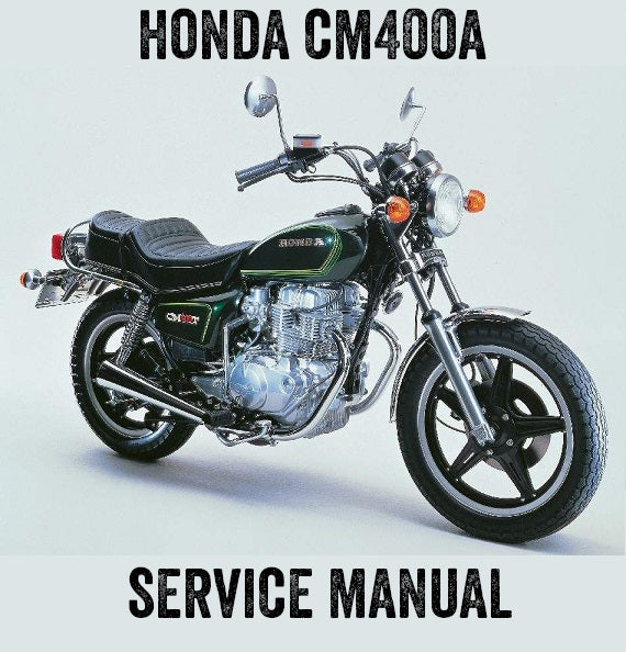 1979-1981 Honda CM400A Hondamatic Twin Manual