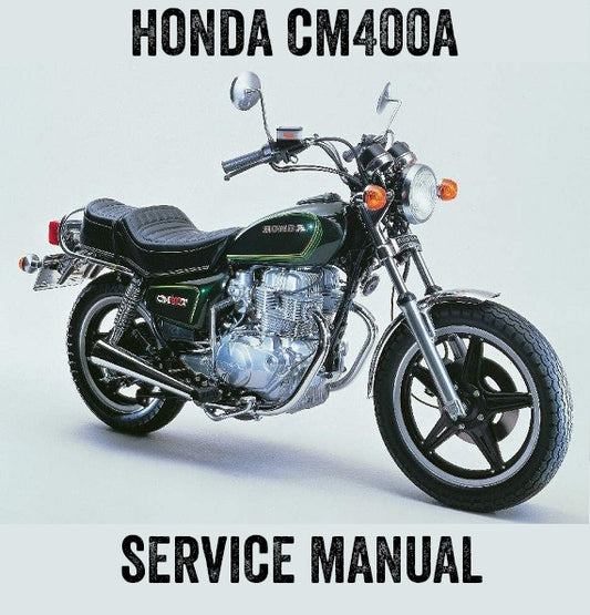 1979-1981 Honda CM400A Hondamatic Twin Handbuch