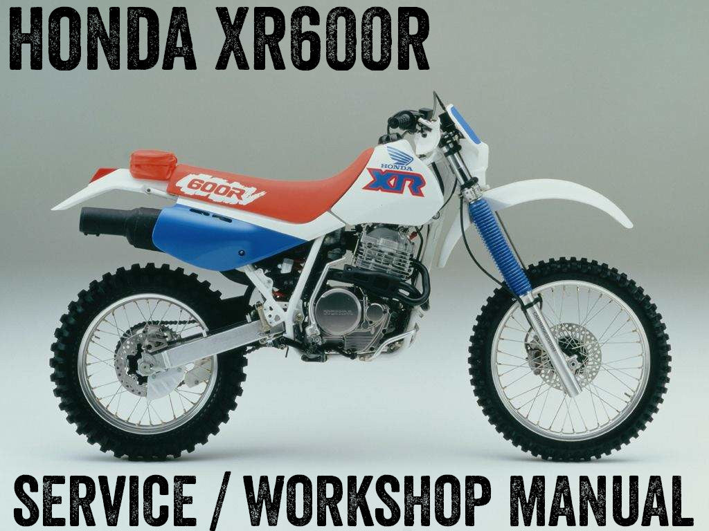 1985-1990 Honda XR600 R XR600R Motocross Enduro Servicehandbuch