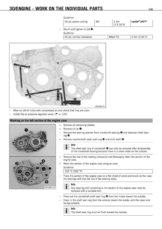 2009 KTM 400 XCW XC-W Service Manual