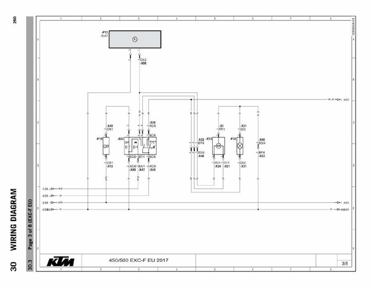 2017 KTM 450 EXCF EXC-F Service Manual