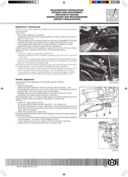 2003-2006 Husqvarna SM610S SM 610 S Service Manual