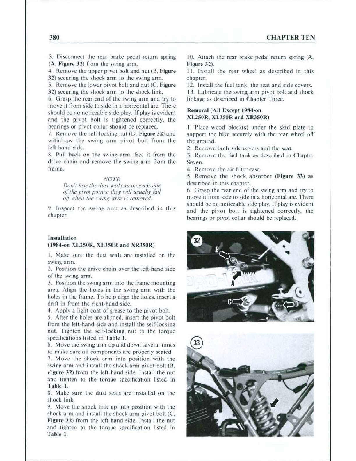 1981 to 1983 Honda XR250R XR 250 Service Manual