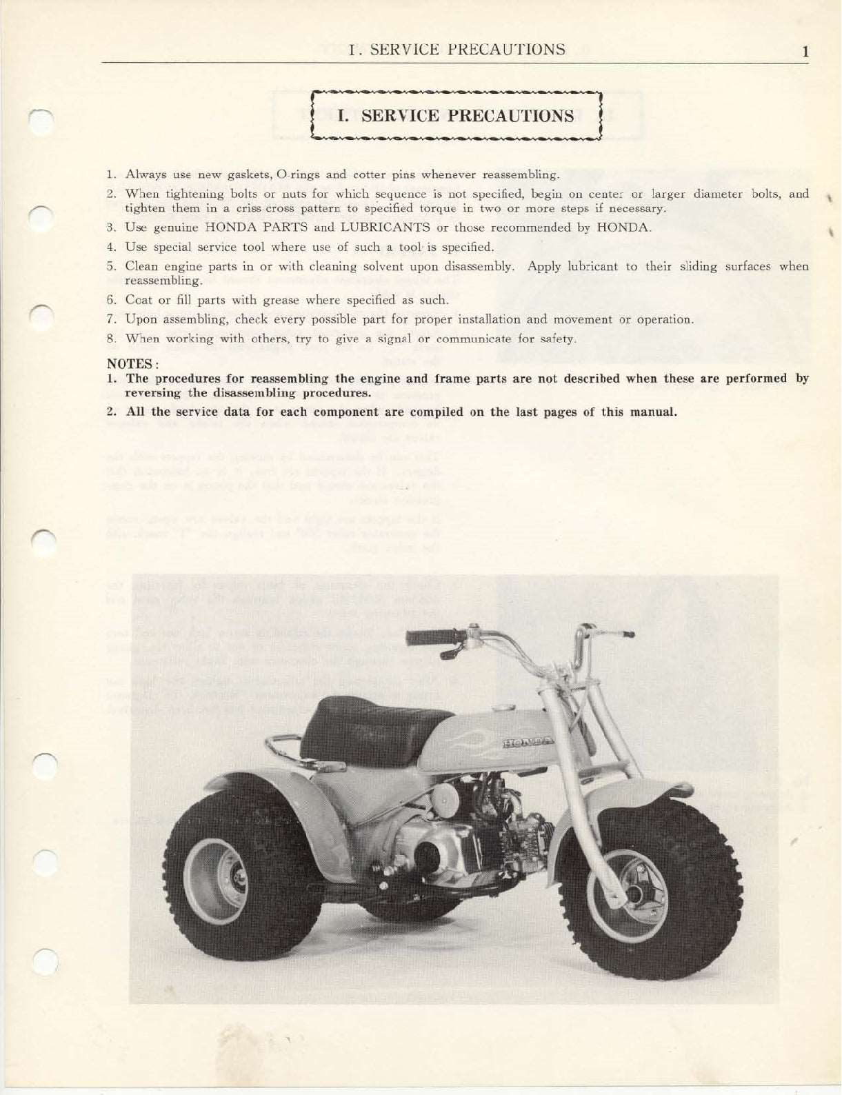 1973-1984 Honda ATC70 Trike Manual