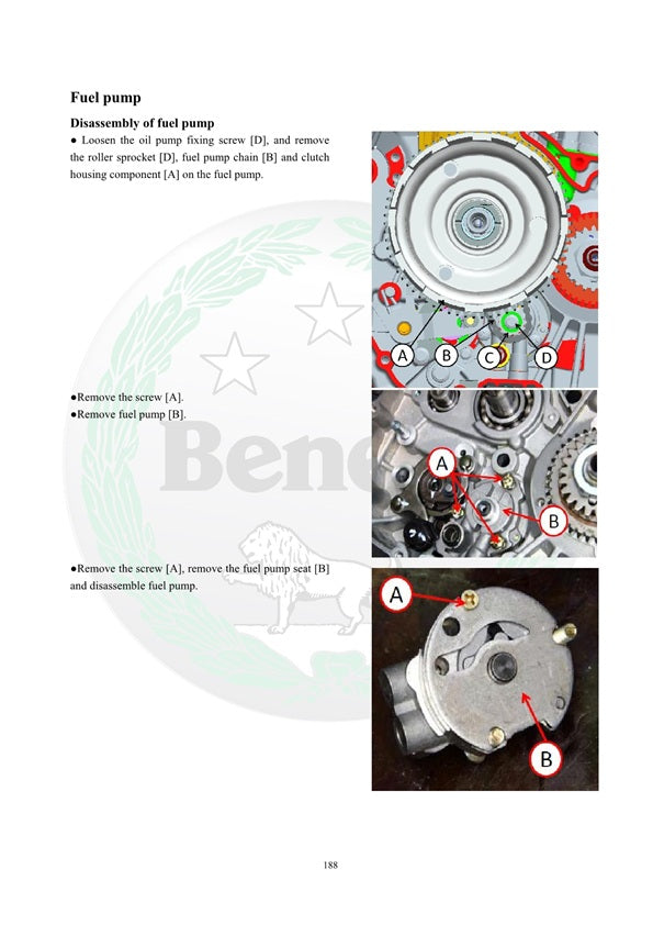 2017 onwards Benelli TRK 251 Service Manual
