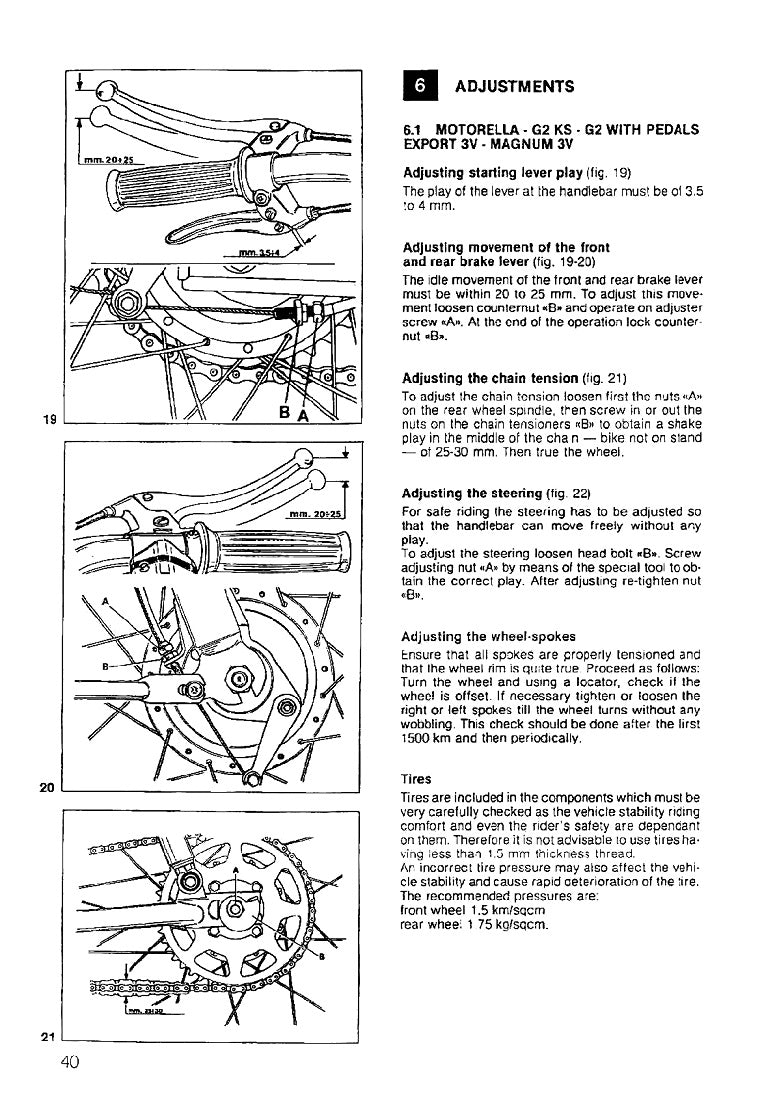 1978 onwards Benelli Magnum 3V 50cc Service Manual