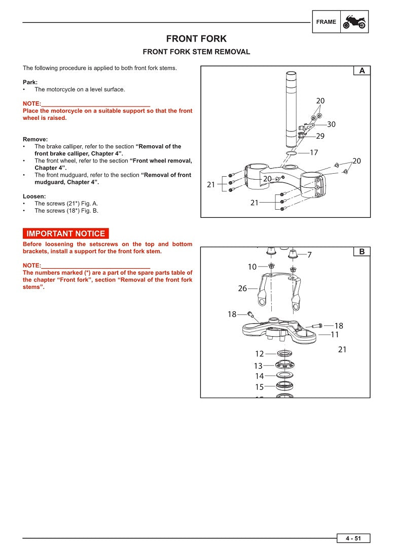 2018 onwards Benelli Leoncino Trail 500 Service Manual