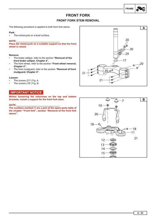 2018 onwards Benelli Leoncino Trail 500 Service Manual