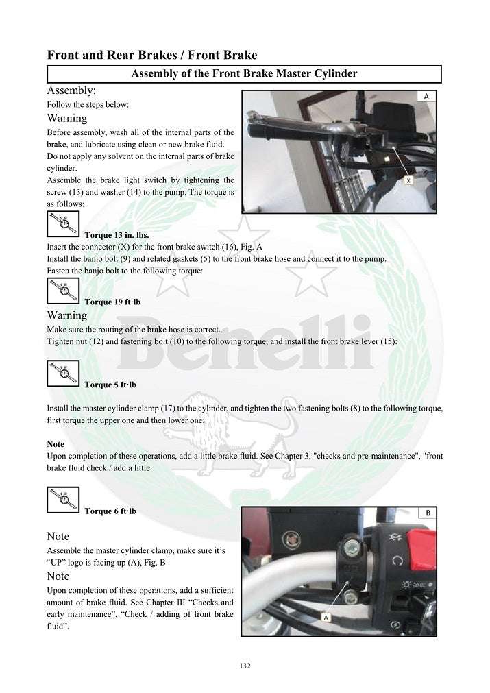 2015 onwards Benelli BN 302 BN302 Service Manual