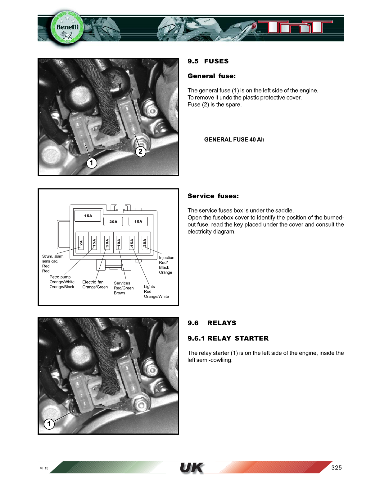 2004-2018 Benelli TNT 1130 Service Manual