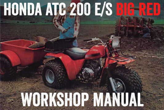 1982-1983 Honda ATC200E Big Red Trike Handbuch