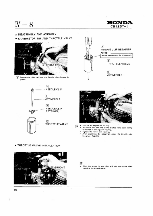 1978-1991 Honda CB125T SuperDream Twin Manual