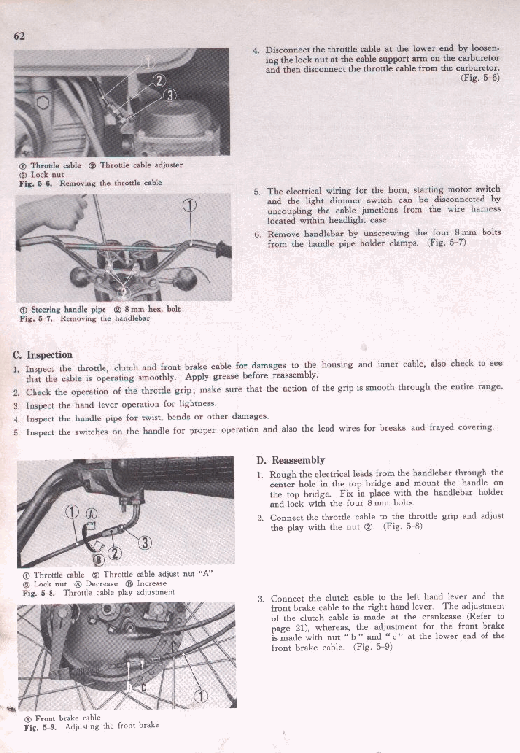 1972-1976 Honda CB250 K4 K5 Repair Service Workshop Manual