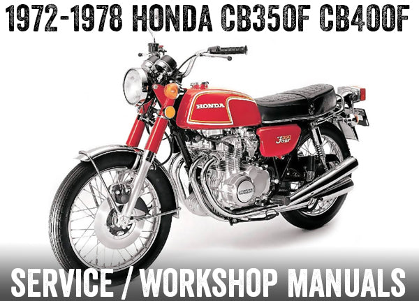 1972–1975 Honda CB350F mit vier Schaltgetriebe