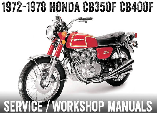 1972-1975 Honda CB350F Four Manual