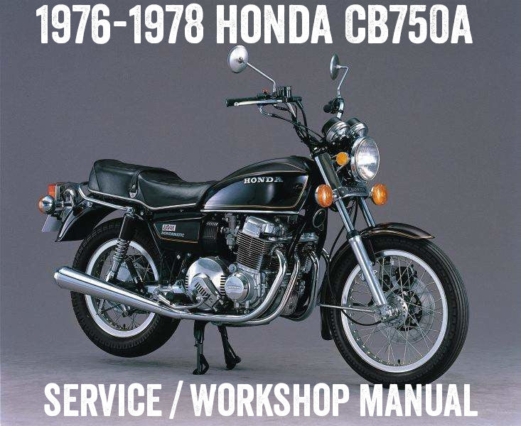 1976-1978 Honda CB750A cuatro Hondamatic manual