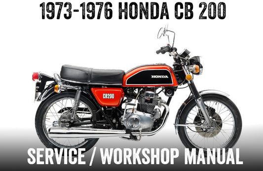 1973-1976 Honda CB200 Manual