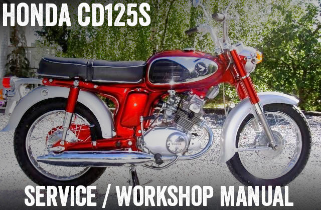 1968-1973 Honda CD125S Manual de taller de servicio de reparación