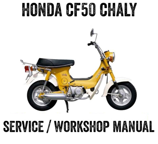 1973-1980 Honda CF50 Chaly Manual de taller de servicio de reparación