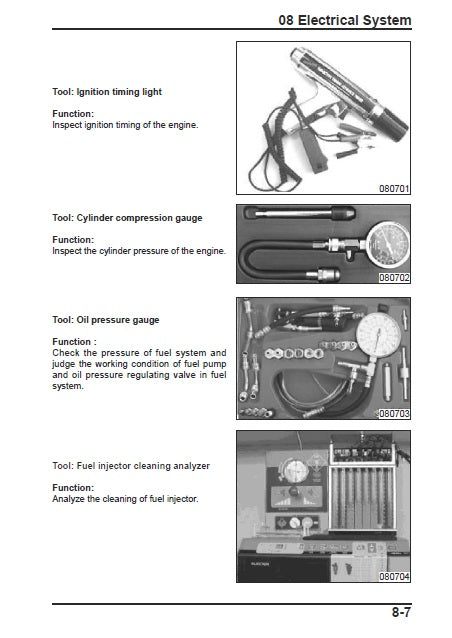 2015 Onwards CFMOTO 150NK CF150-3A Service Manual