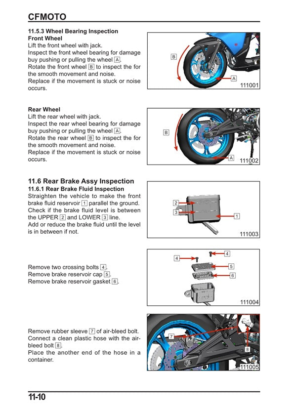 2019-2021 CFMoto 650GT 650 GT Service Manual