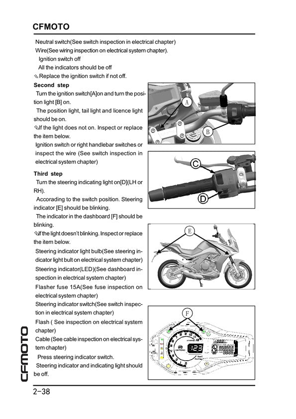 2019 Onwards CFMOTO CF650 650MT Service Manual