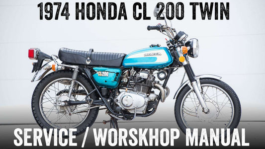 1973-1976 Honda CL200 Manual