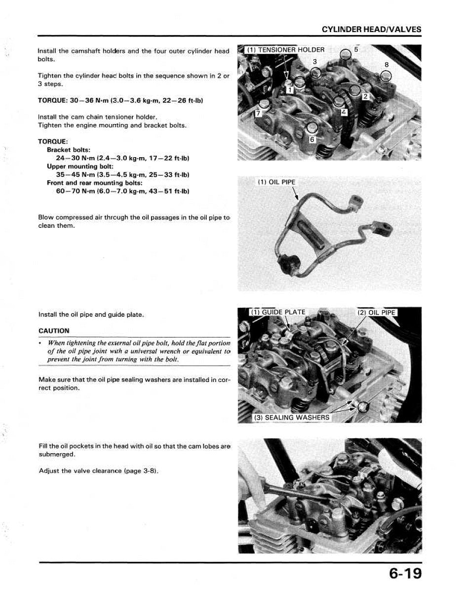 1986-1987 Honda CMX450C Manual de servicio rebelde