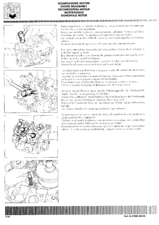 1993-1999 Cagiva Elefant 900ie (E900) Manual de servicio