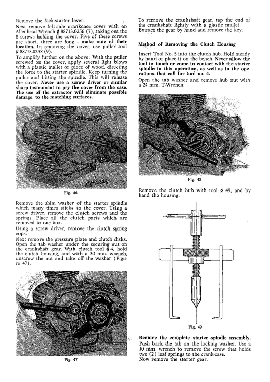 1967-1975 Ducati 250 Scrambler Service Manual
