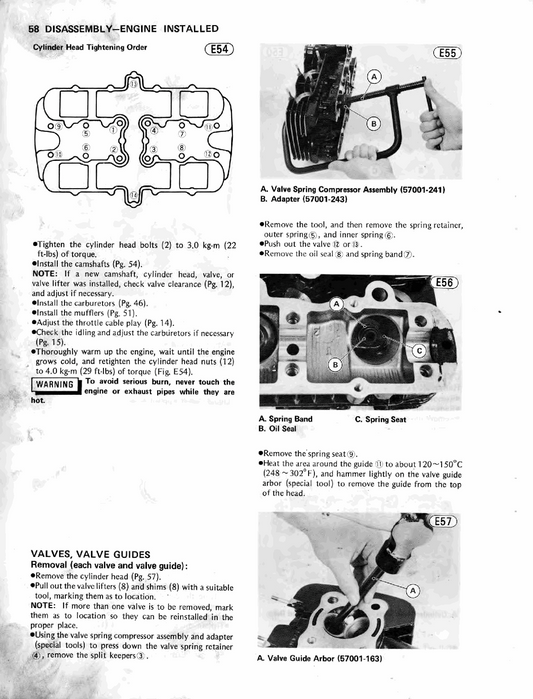 1980-1983 Kawasaki Z750 KZ750 E1 Service Manual