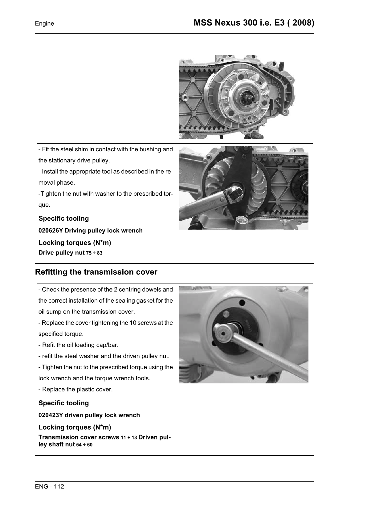 2008-2016 Gilera MSS Nexus 300 i.e. Service Manual