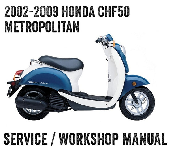 2002-2009 Honda CHF50 Metropolitan Scooter Manual – retro-motorcycle ...