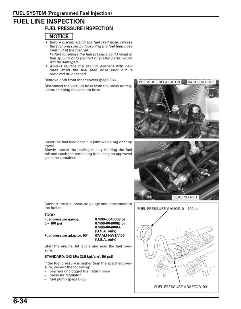 2003 on Honda NRX1800 NRX 1800 Valkyrie Rune Service Manual