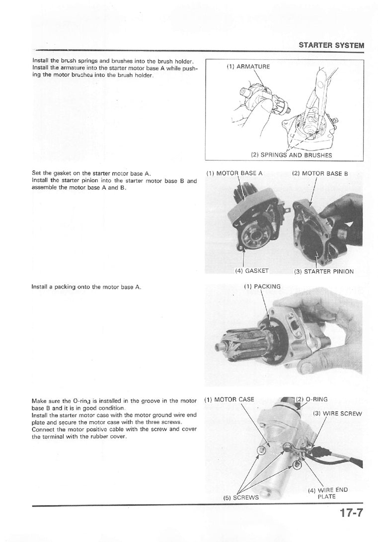 1988-1994 Honda NSR125F JC20 Manual