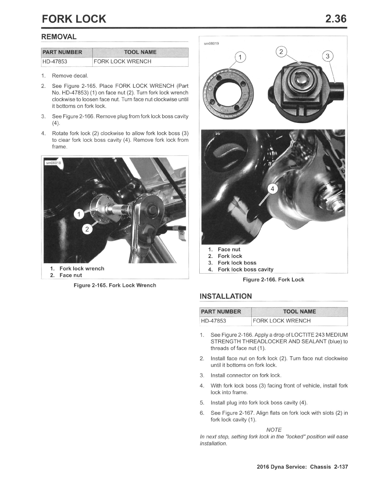 Manual de servicio Harley Davidson FLD Dyna Switchback 2016-2018