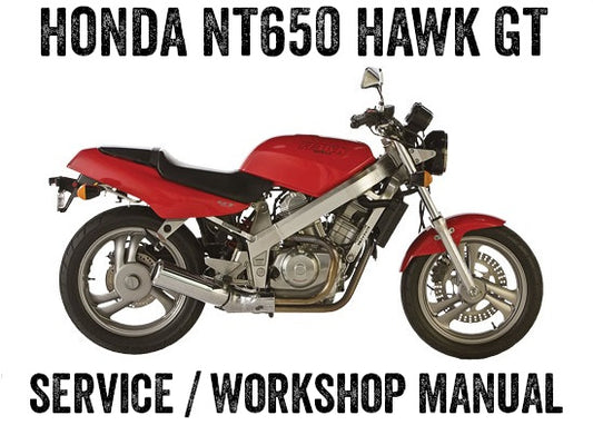 1988-1992 Honda NT650 Hawk GT Manual de servicio de reparación