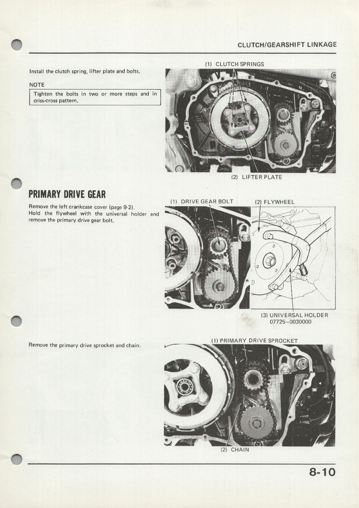 1984-1990 Honda CB450S Service/Workshop Manual – retro-motorcycle