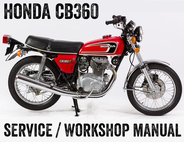 1974-1976 Honda CB360 Service Manual