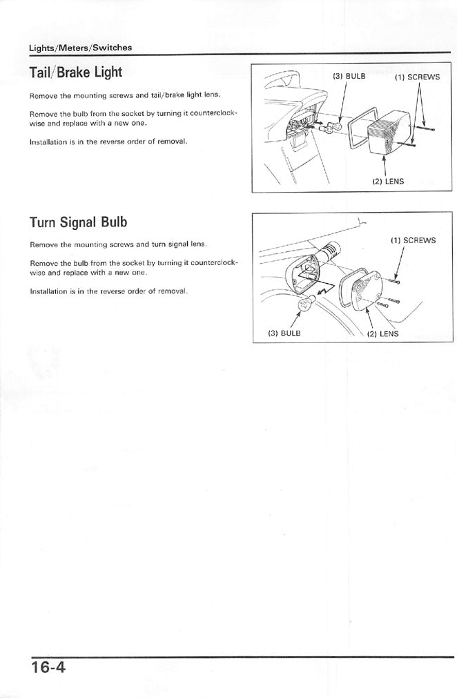 1992-2001 Honda CB750 F2 CB750FI Service Manual