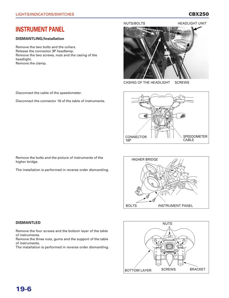 2013-2015 Honda CB500F Handbuch