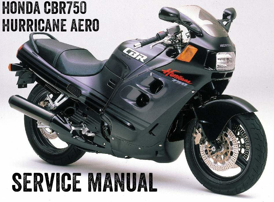 1987-1989 Honda CBR750 CBR 750 Hurricane SuperAero Manual