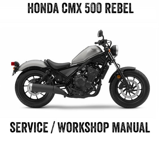 Manual de servicio rebelde Honda CMX500 2017-2019