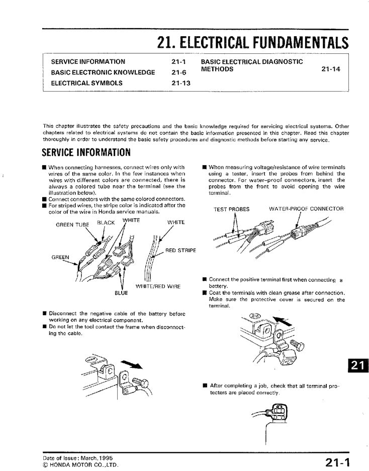 Honda Common Service / Workshop / Repair Manual