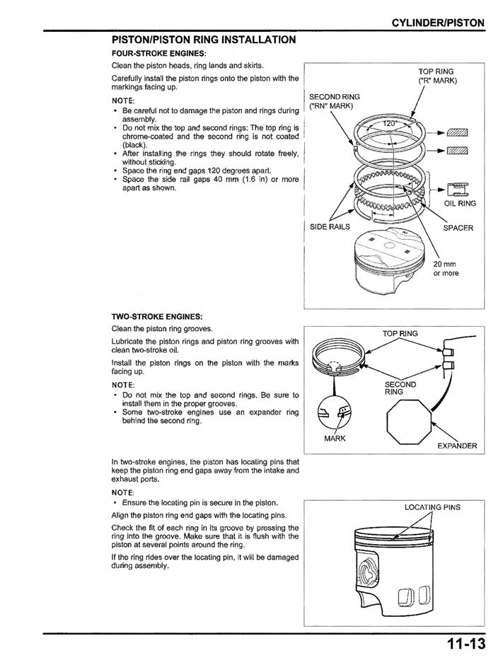 Honda Common Service / Workshop / Repair Manual