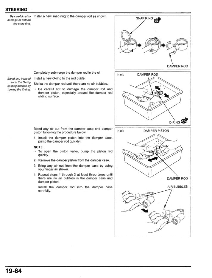 Honda Common Service / Workshop / Repair Manual